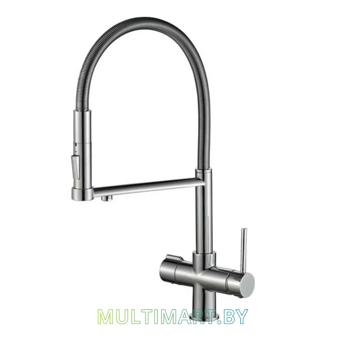 Смеситель ZorG Steel Hammer SH 2002 (хром)
